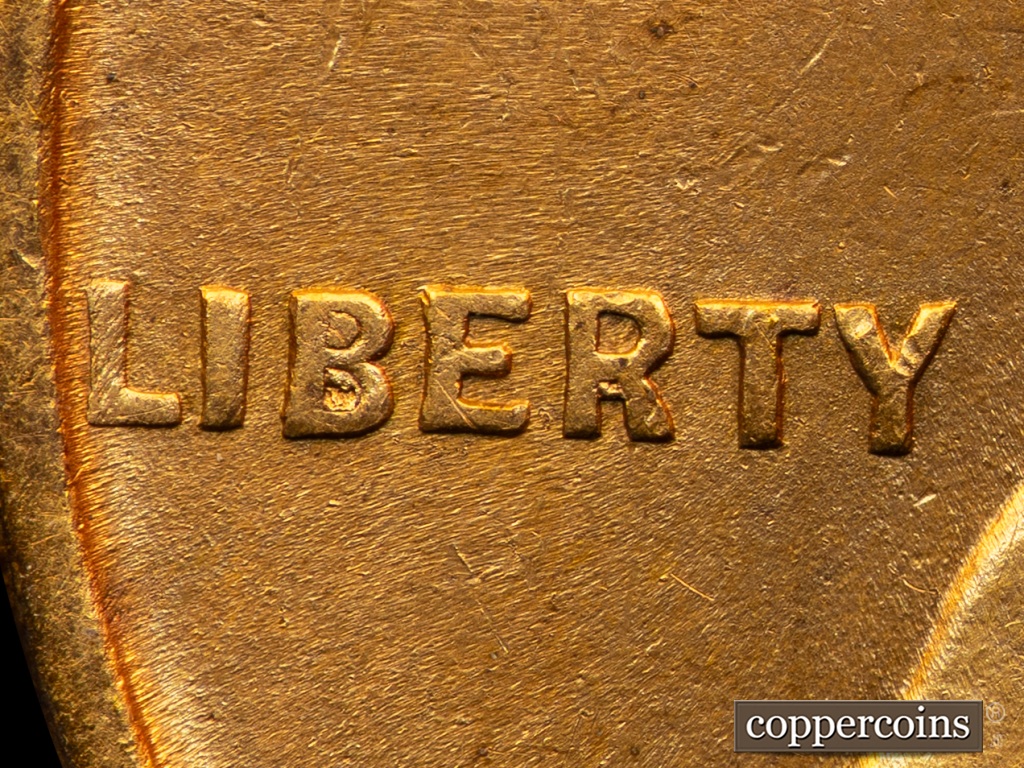 Die-stage C marker on 1909P•1DO•002 showing Die Chip in entire B and lower R of LIBERTY.