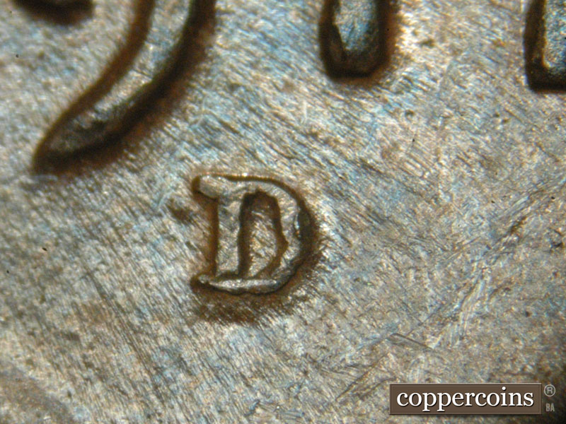 Die-stage C marker on 1911D•1MM•001 showing Close up of the Midmark area.