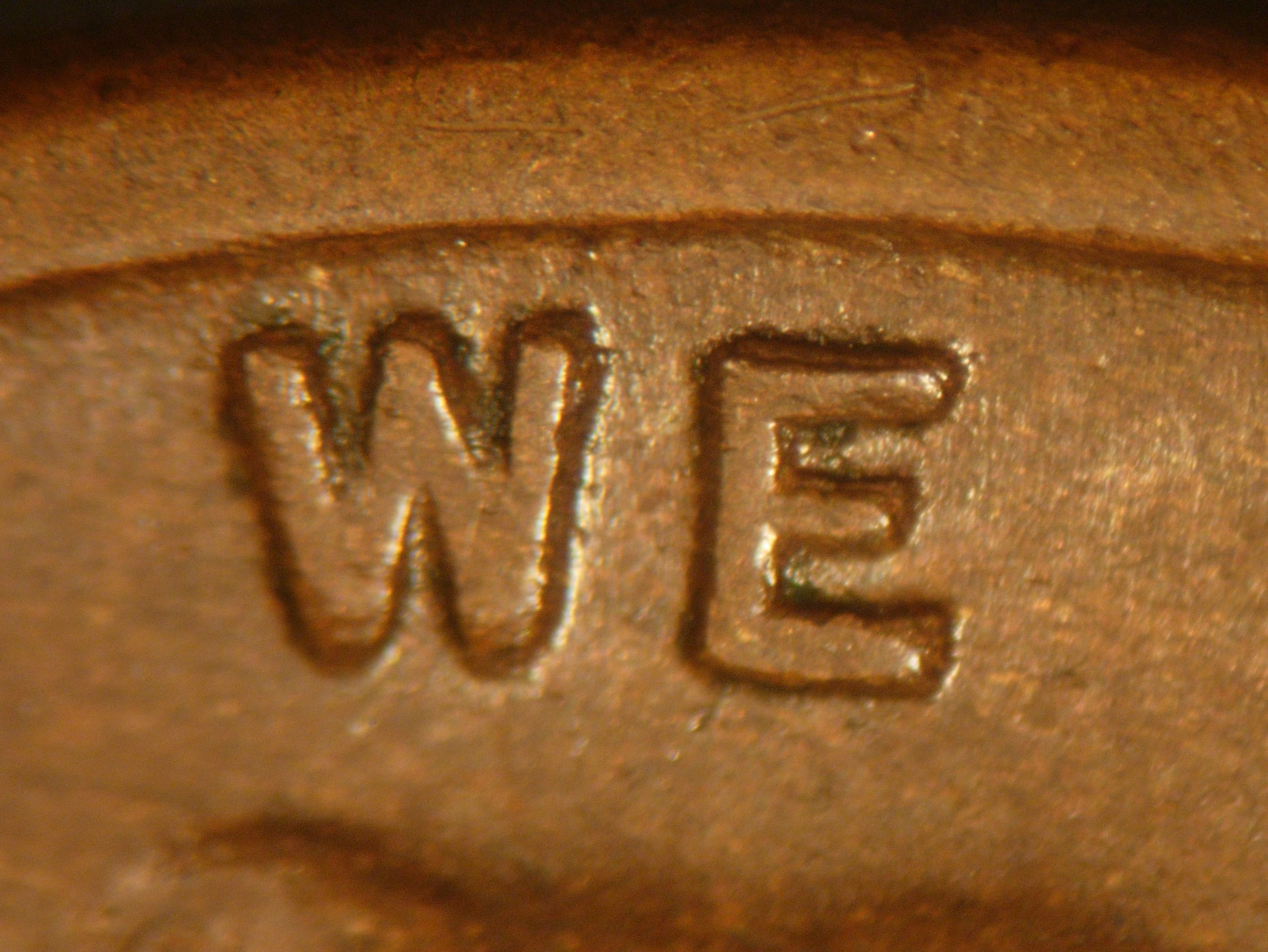 Die-stage B marker on 1929D•1DO•002 (1929 Doubled Die Obverse).