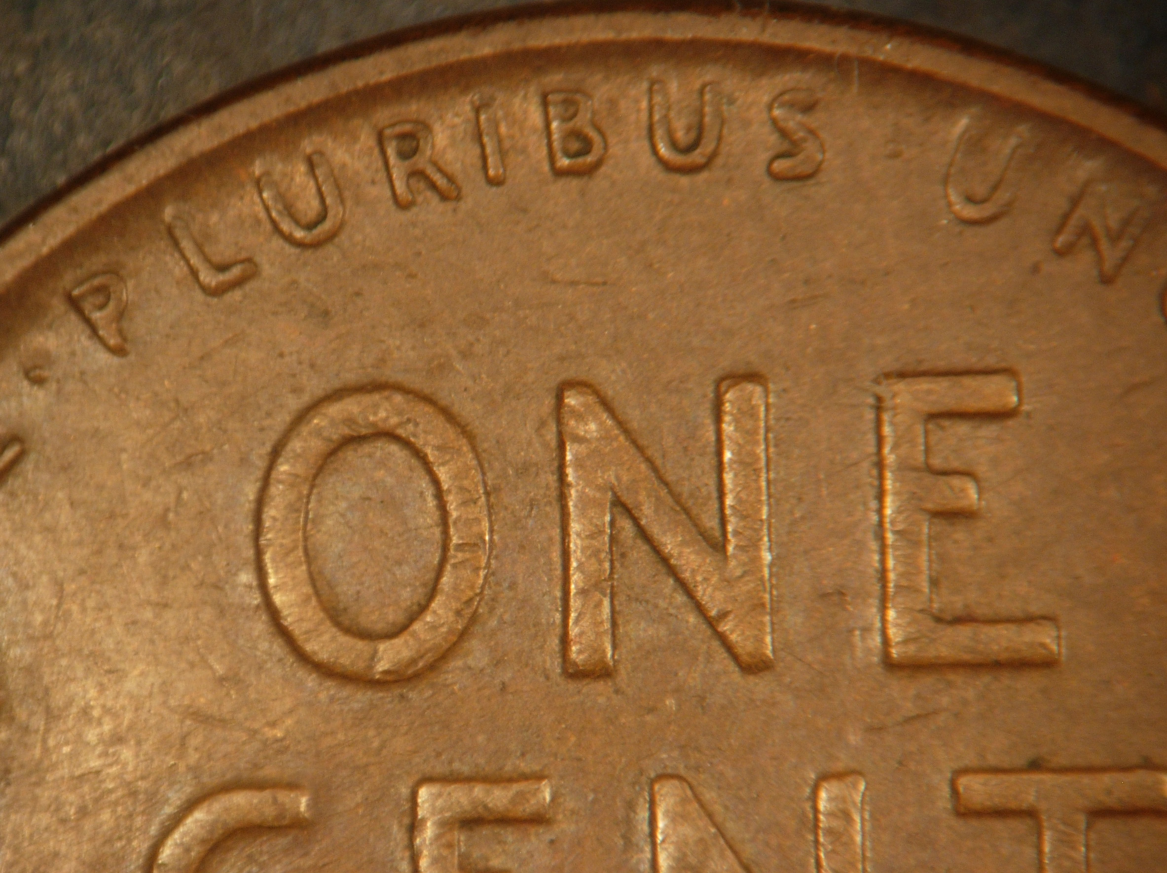 Die-stage B marker on 1929D•1DO•002 (1929 Doubled Die Obverse).
