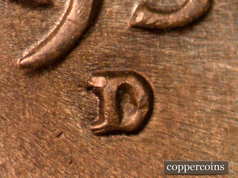 1930 Lincoln cent obverse, CopperCoins die 1930D•1MM•004.
