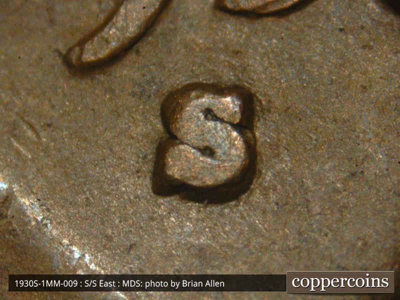 1930 Lincoln cent obverse, CopperCoins die 1930S•1MM•009.