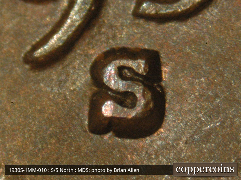 1930 Lincoln cent obverse, CopperCoins die 1930S•1MM•010.