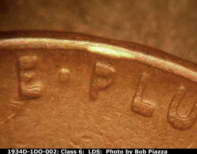 Die-stage C marker on 1934D•1DR•002 (1934 Doubled Die Reverse).