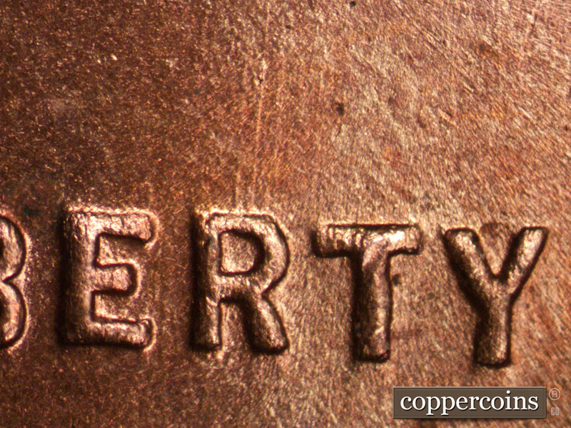Die-stage A marker on 1934D•1MM•005 (1934 Repunched Mint Mark).