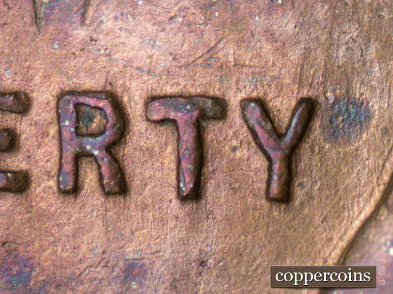 Die-stage B marker on 1935S•1MM•002 (1935 Repunched Mint Mark).
