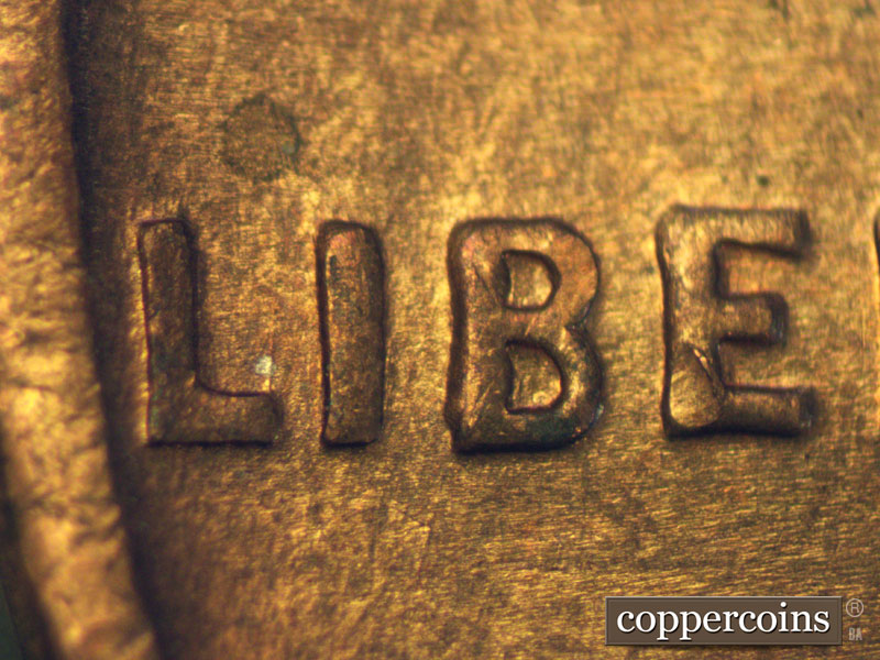 Die-stage A marker on 1937D•1MM•001 (1937 Repunched Mint Mark).