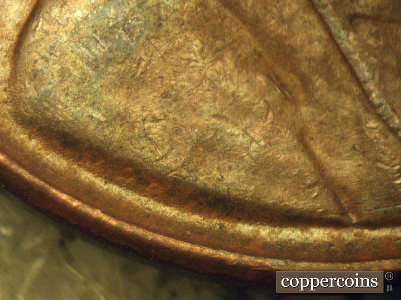 Die-stage A marker on 1937D•1MM•002 (1937 Repunched Mint Mark).