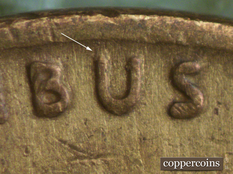 Die-stage C marker on 1937D•1MM•002 (1937 Repunched Mint Mark).