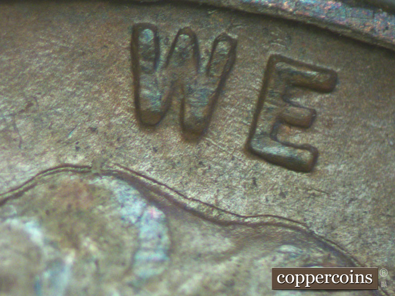 Die-stage A marker on 1937D•1MM•007 (1937 Repunched Mint Mark).