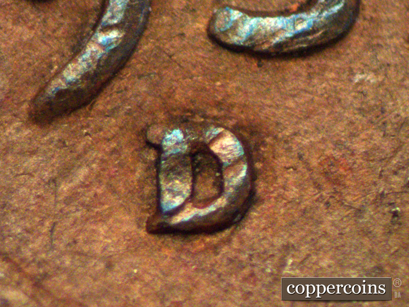 1937 Lincoln cent obverse, CopperCoins die 1937D•1MM•012.