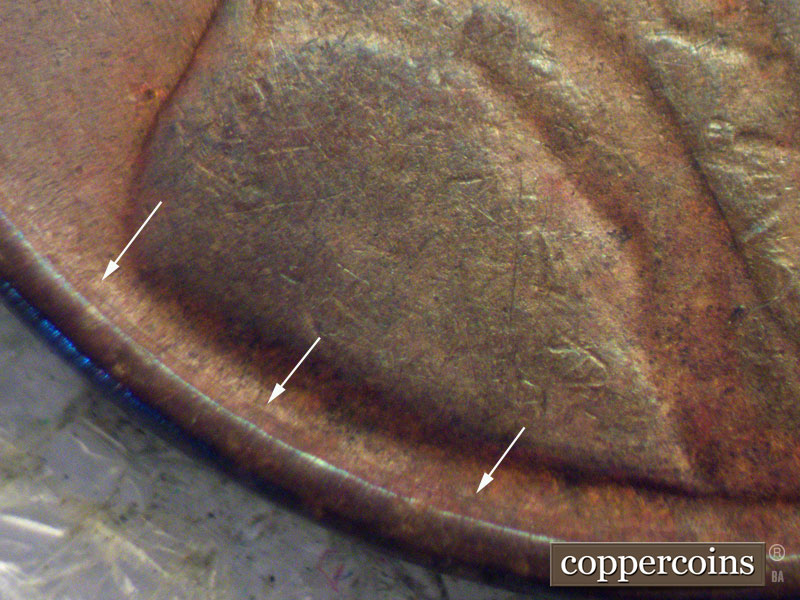 Die-stage B marker on 1937D•1MM•012 (1937 Repunched Mint Mark).