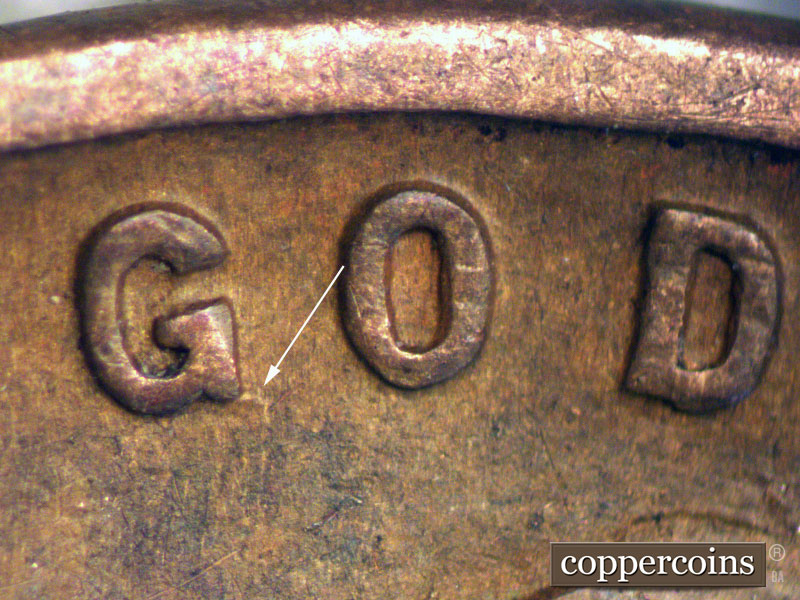Die-stage C marker on 1937D•1MM•013 (1937 Repunched Mint Mark).