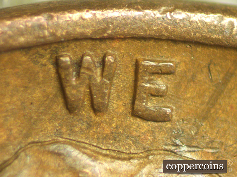 Die-stage A marker on 1937D•1MM•014 (1937 Repunched Mint Mark).
