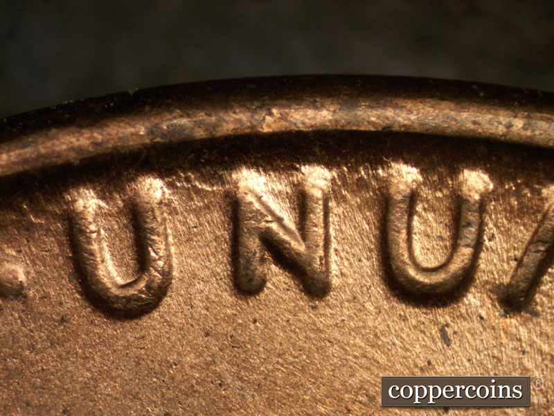 Die-stage C marker on 1937S•1DO•003 (1937 Doubled Die Obverse).
