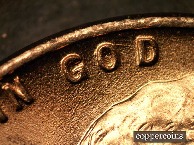 Die-stage C marker on 1938P•1DR•001 (1938 Doubled Die Reverse).