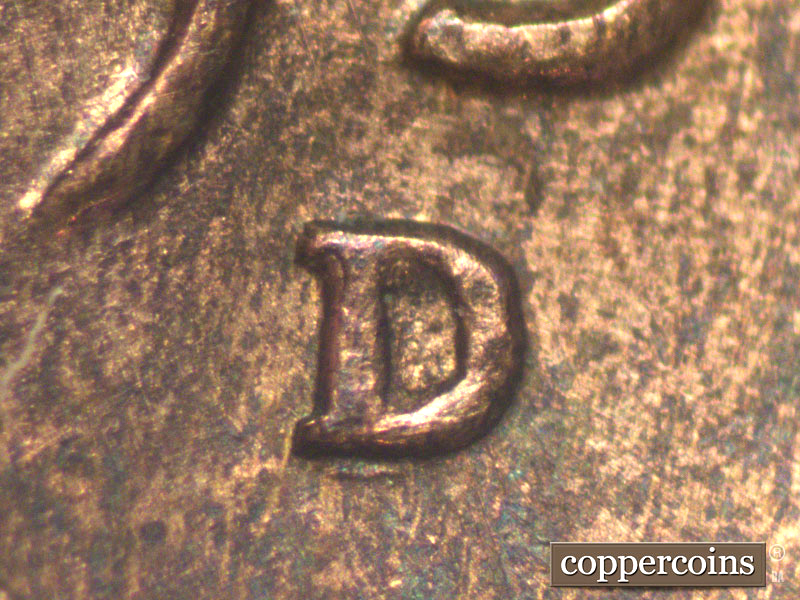 1939 Lincoln cent obverse, CopperCoins die 1939D•1MM•003.