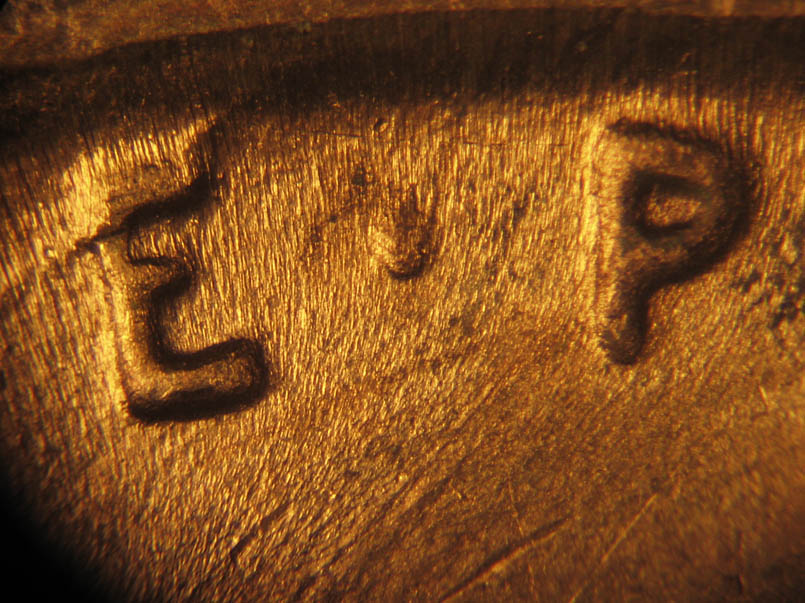 1940 Lincoln cent obverse, CopperCoins die 1940P•1DR•006.