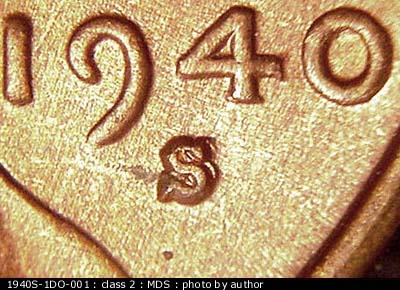 1940 Lincoln cent obverse, CopperCoins die 1940S•1DO•001.