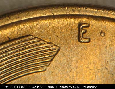 1940 Lincoln cent obverse, CopperCoins die 1940S•1DR•003.