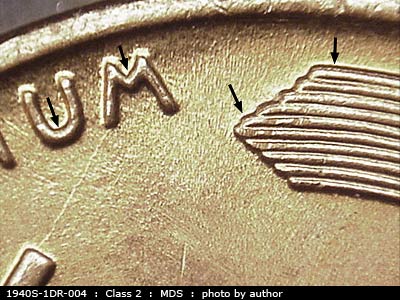 1940 Lincoln cent obverse, CopperCoins die 1940S•1DR•004.