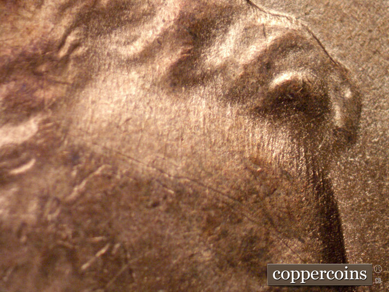 Die-stage B marker on 1940S•1MM•007 (1940 Repunched Mint Mark).