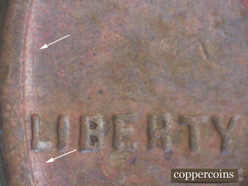 Die-stage A marker on 1940S•1MM•010 (1940 Repunched Mint Mark).