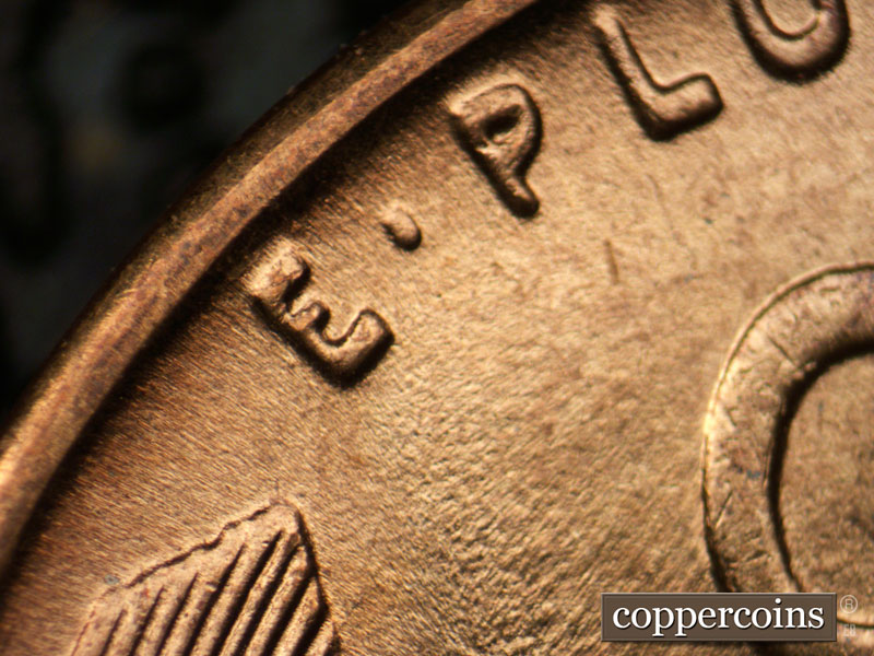 1941 Lincoln cent obverse, CopperCoins die 1941D•1DR•002.