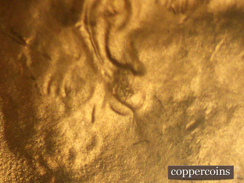 Die-stage C marker on 1941P•1DO•006 (1941 Doubled Die Obverse).