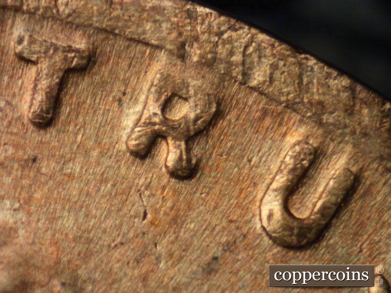 Die-stage C marker on 1941P•1DO•007 (1941 Doubled Die Obverse).