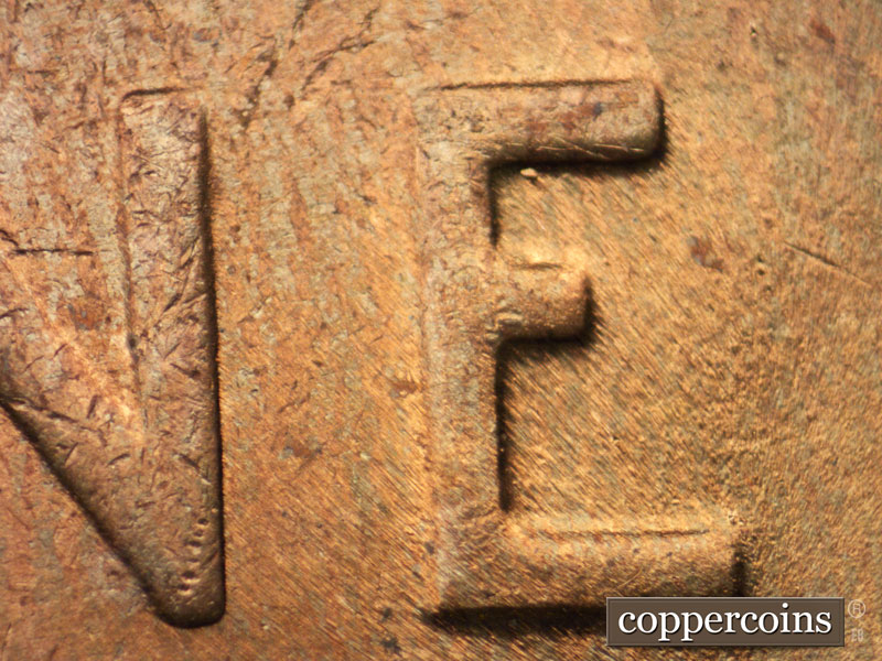 Die-stage C marker on 1941P•1DO•007 (1941 Doubled Die Obverse).
