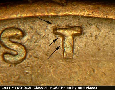 1941 Lincoln cent obverse, CopperCoins die 1941P•1DO•012.
