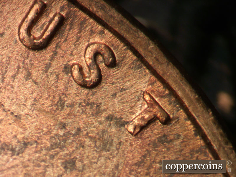 1941 Lincoln cent obverse, CopperCoins die 1941P•1DO•013.