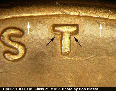 1941 Lincoln cent obverse, CopperCoins die 1941P•1DO•014.