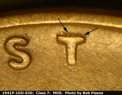 1941 Lincoln cent obverse, CopperCoins die 1941P•1DO•020.