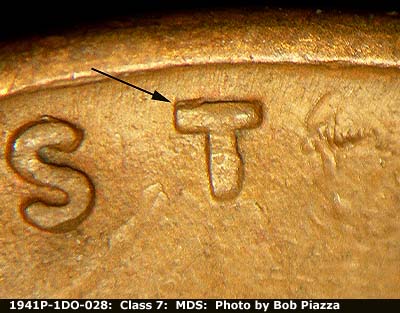1941 Lincoln cent obverse, CopperCoins die 1941P•1DO•028.