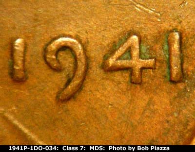 1941 Lincoln cent obverse, CopperCoins die 1941P•1DO•034.