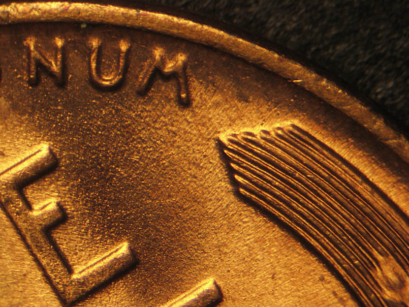Die-stage C marker on 1941P•1DO•037 (1941 Doubled Die Obverse).