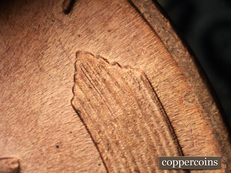 1941 Lincoln cent obverse, CopperCoins die 1941P•1DR•009.