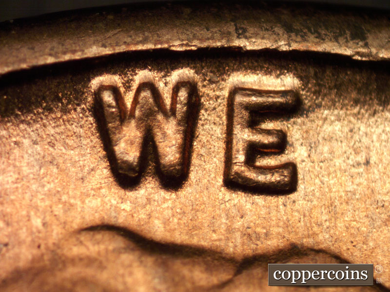 Die-stage B marker on 1941S•1DO•001 (1941 Doubled Die Obverse).