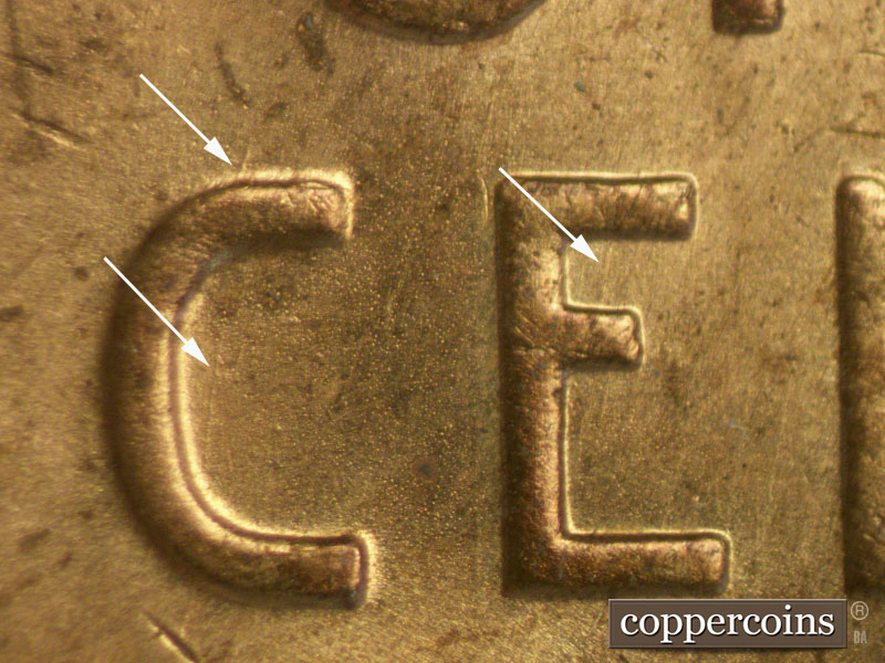 Die-stage A marker on 1941S•1MM•010 (1941 Repunched Mint Mark).