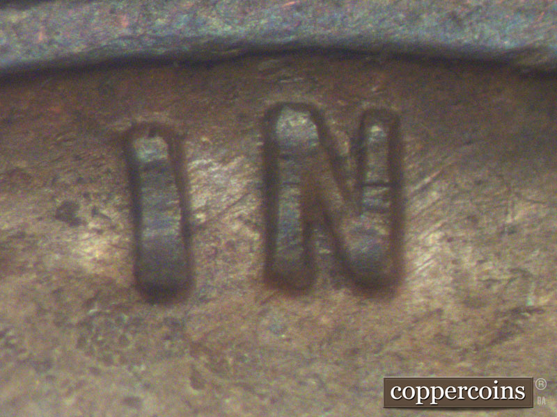 Die-stage A marker on 1941S•1MM•013 (1941 Repunched Mint Mark).