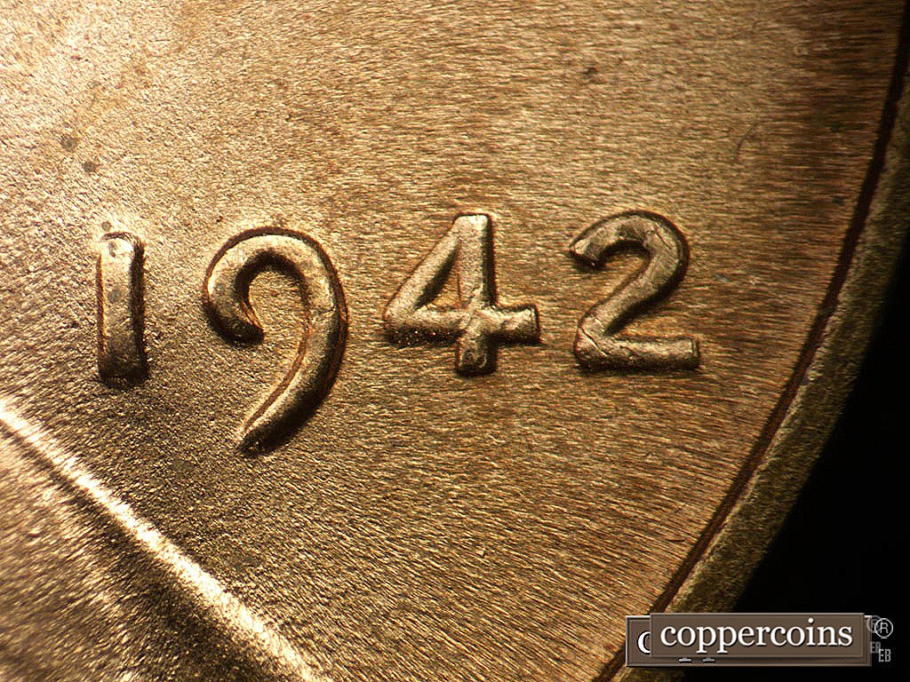 Die-stage C marker on 1942P•1DO•021 showing Date for reference.