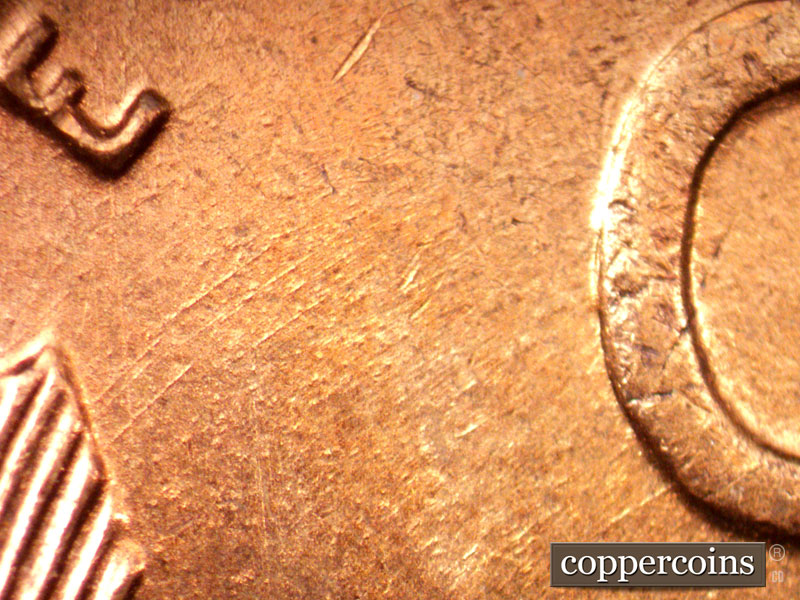 Die-stage A marker on 1942S•1MM•006 (1942 Repunched Mint Mark).