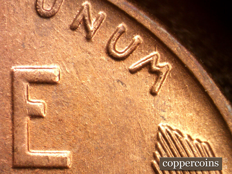 Die-stage A marker on 1942S•1MM•006 (1942 Repunched Mint Mark).
