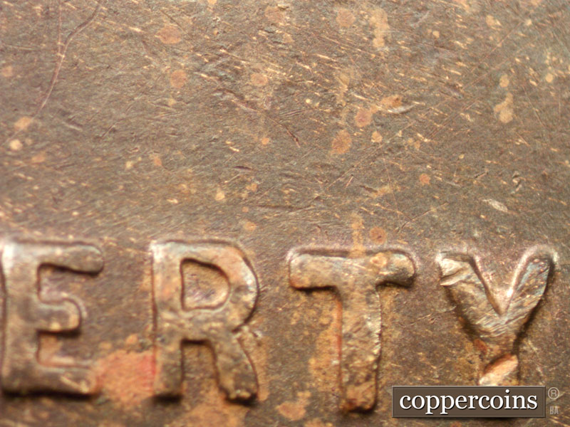 Die-stage B marker on 1942S•1MM•016 (1942 Repunched Mint Mark).