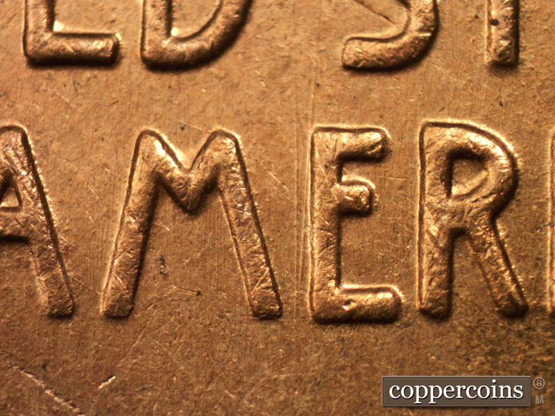Die-stage B marker on 1942S•1MM•018 (1942 Repunched Mint Mark).