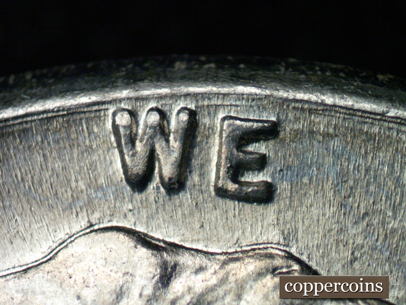 Die-stage B marker on 1943D•1DO•015 (1943 Doubled Die Obverse).
