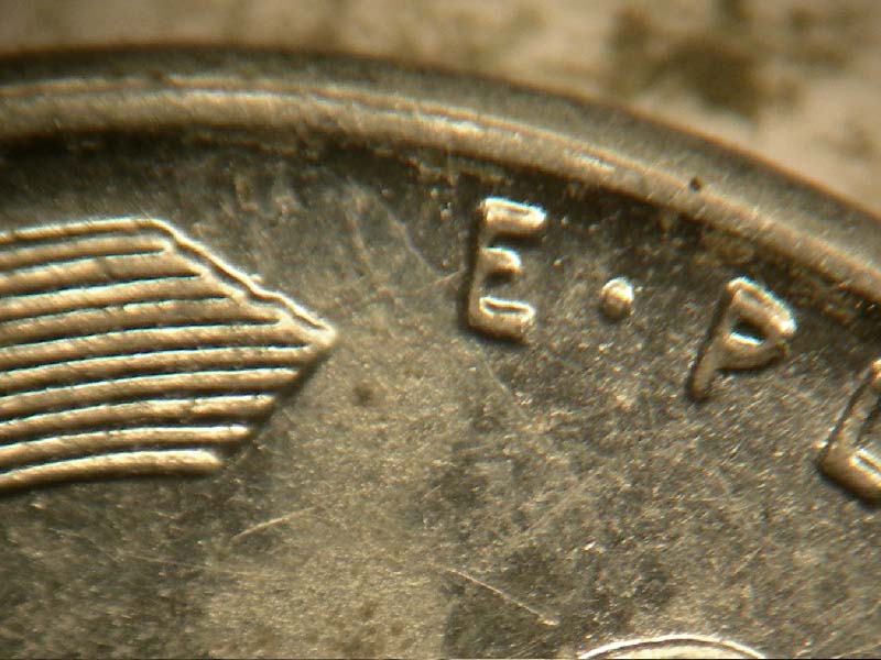 1943 Lincoln cent obverse, CopperCoins die 1943D•1DR•002.