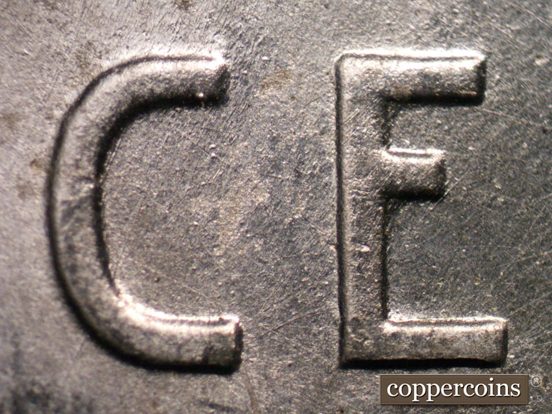 Die-stage A marker on 1943D•1MM•001 (1943 Repunched Mint Mark).